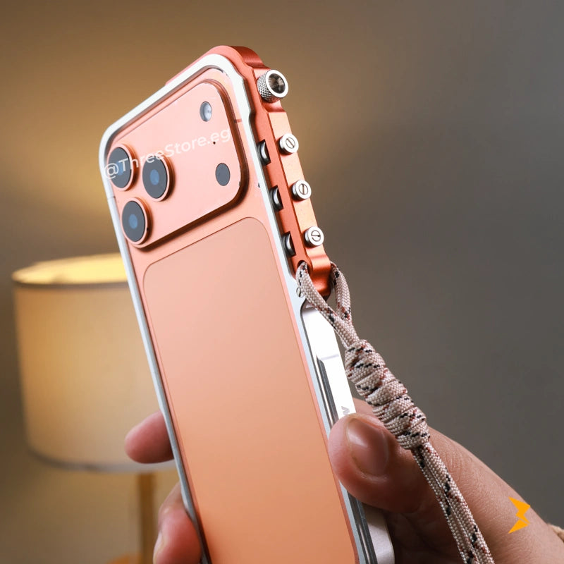 Mecha Aluminium Frame Case iPhone 17 Pro Max