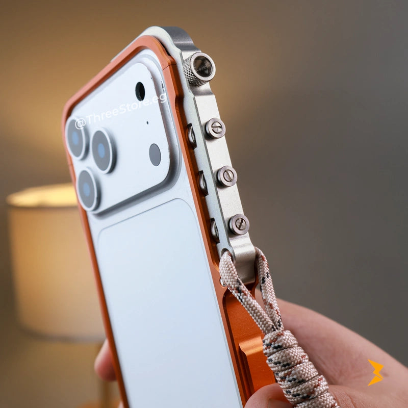 Mecha Aluminium Frame Case iPhone 17 Pro Max