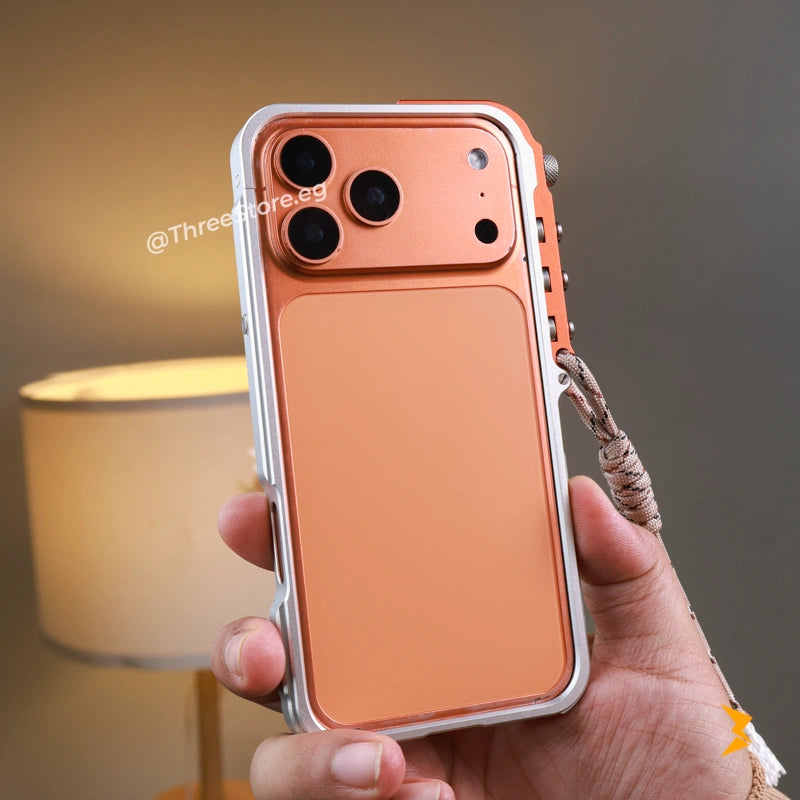 Mecha Aluminium Frame Case iPhone 17 Pro Max