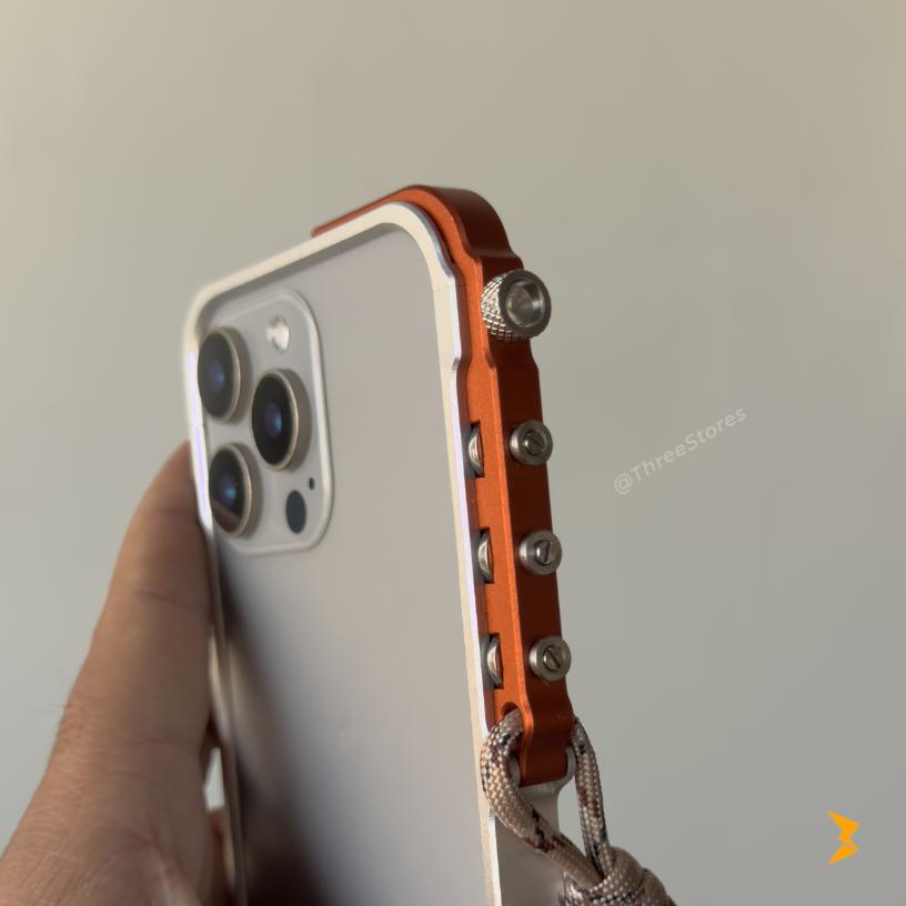 Mecha Aluminium Frame Case iPhone 16 Pro Max