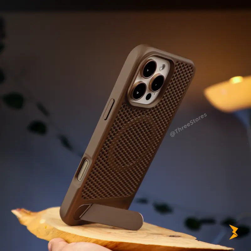 Metal Stand Holder Case iPhone 16 Pro Max