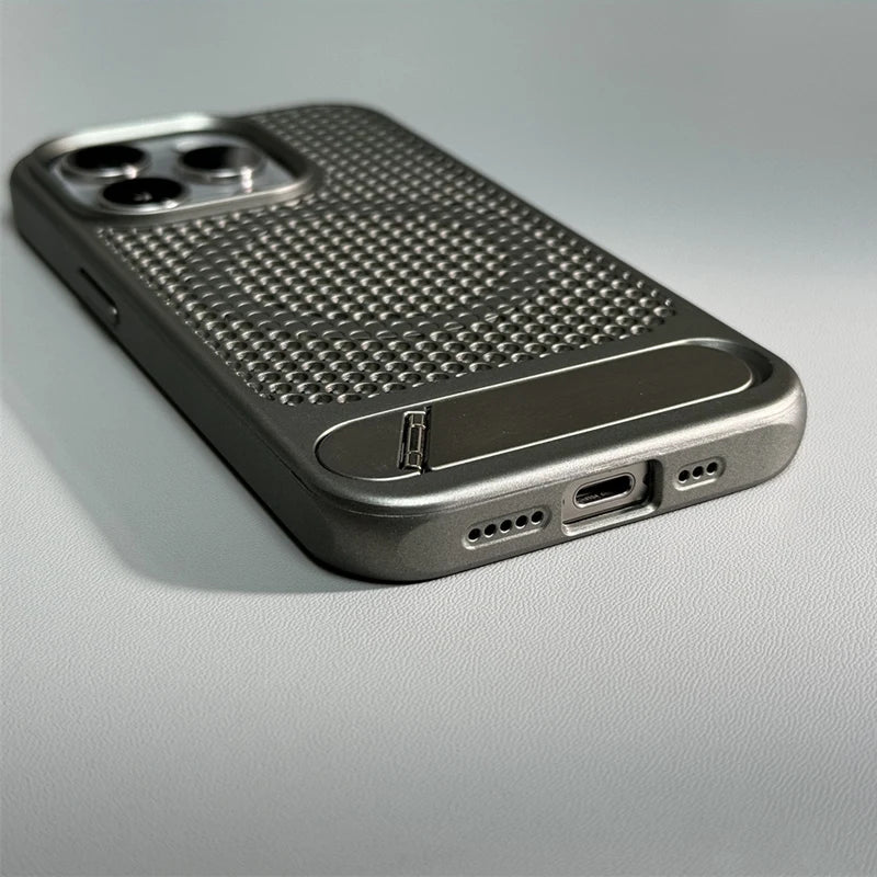 Metal Stand Holder Case iPhone 16 Pro