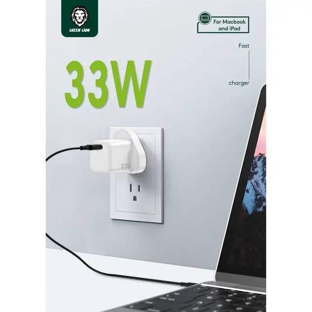 GREEN Mini Gan 33W PD Fast Charger GE-YE023