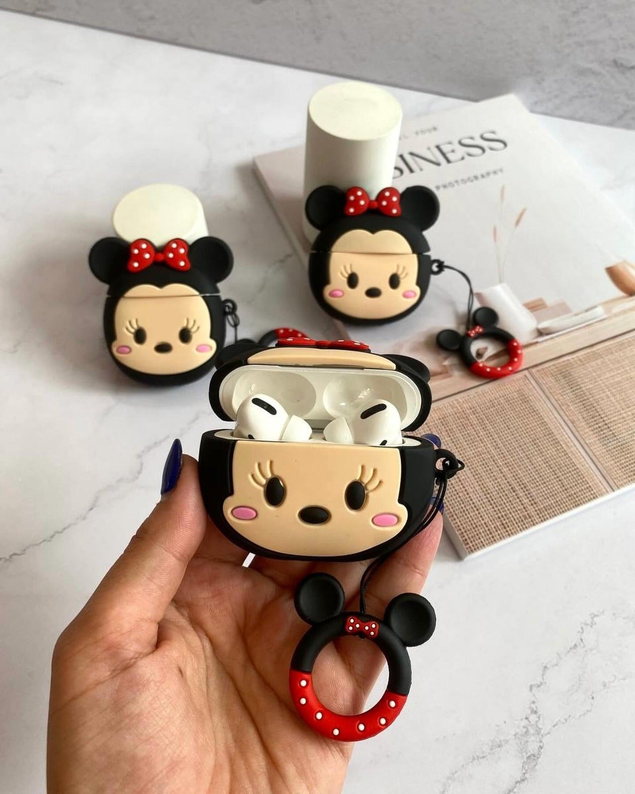 Minnie Mouse Cartoon Silicone Case Airpods Pro 2