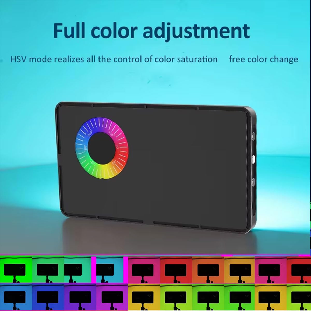 Mobile Phone Fill Light RGB 4000mAh Type-C LJ-S02
