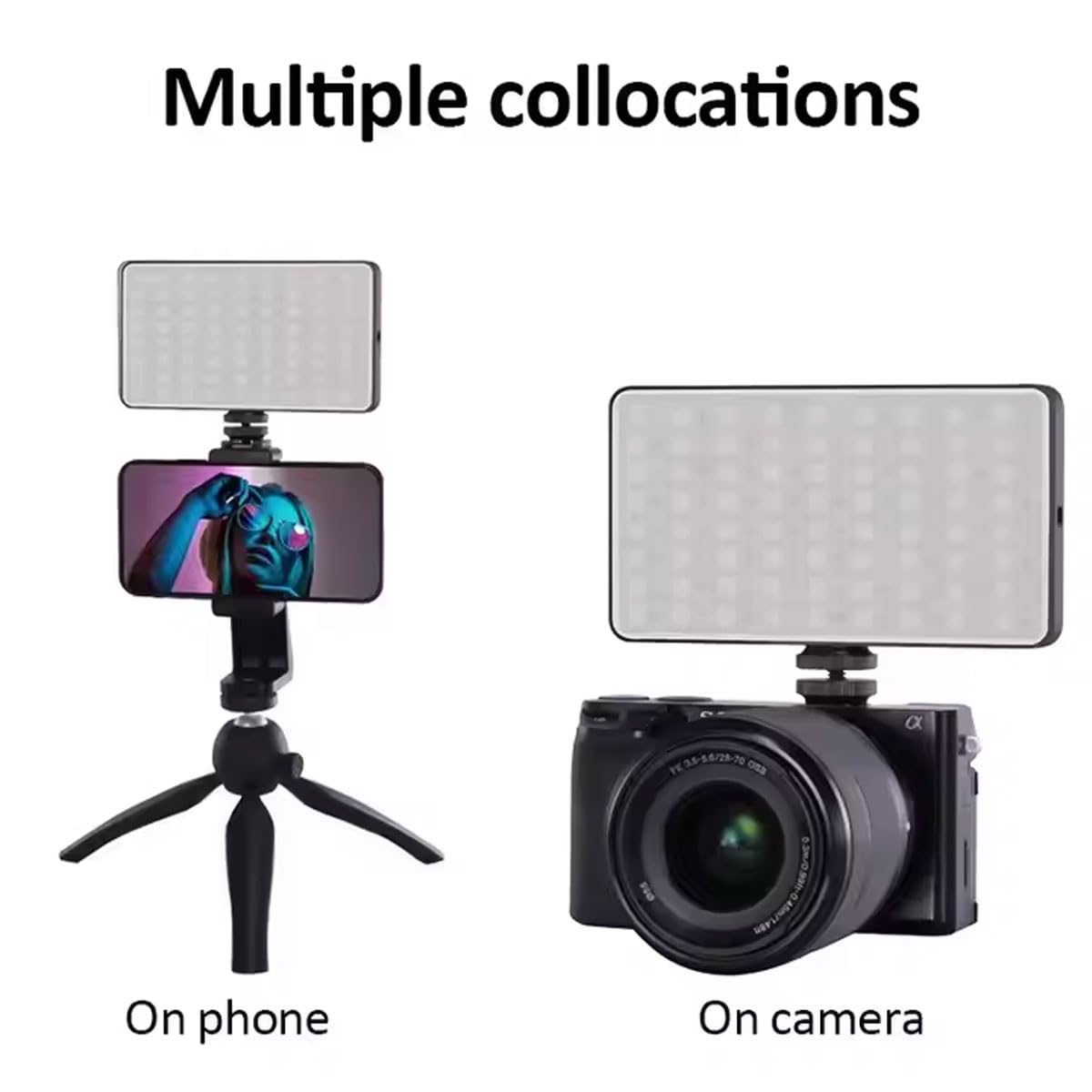 Mobile Phone Fill Light RGB 4000mAh Type-C LJ-S02
