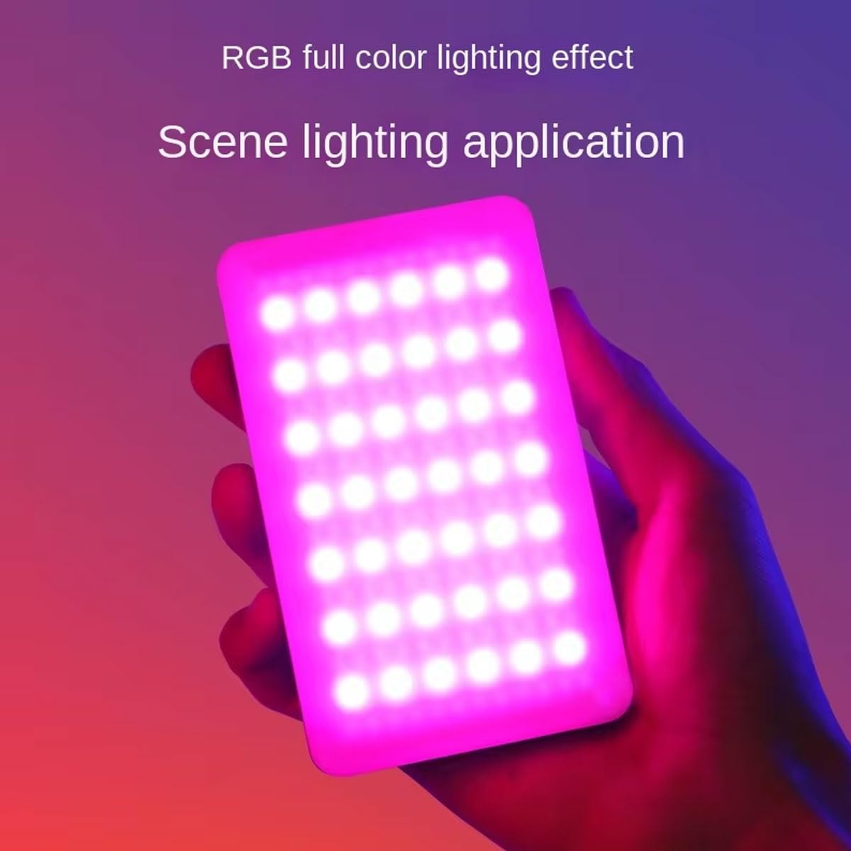 Mobile Phone Fill Light RGB 4000mAh Type-C LJ-S02
