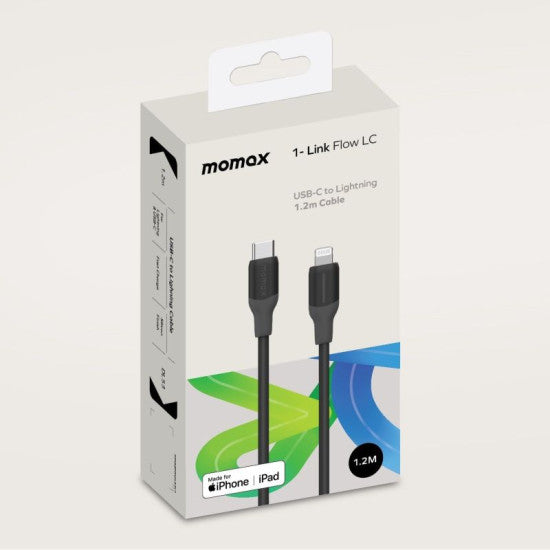 Momax 1-Link USB-C To Lightning 1.2m 35W Charging + Data Cable DL53D