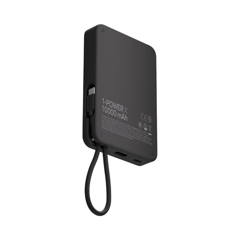 Momax 1-Power X Power Bank 10000mAh With Built-in USB-C Cable