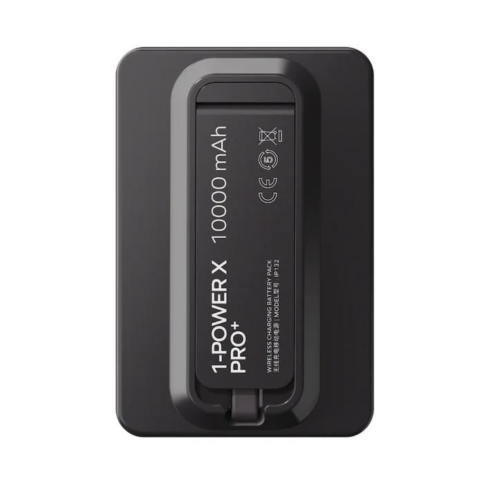 Momax Power X Pro+ Magnetic Wireless Power Bank 10000mAh With Built-In USB-C Cable