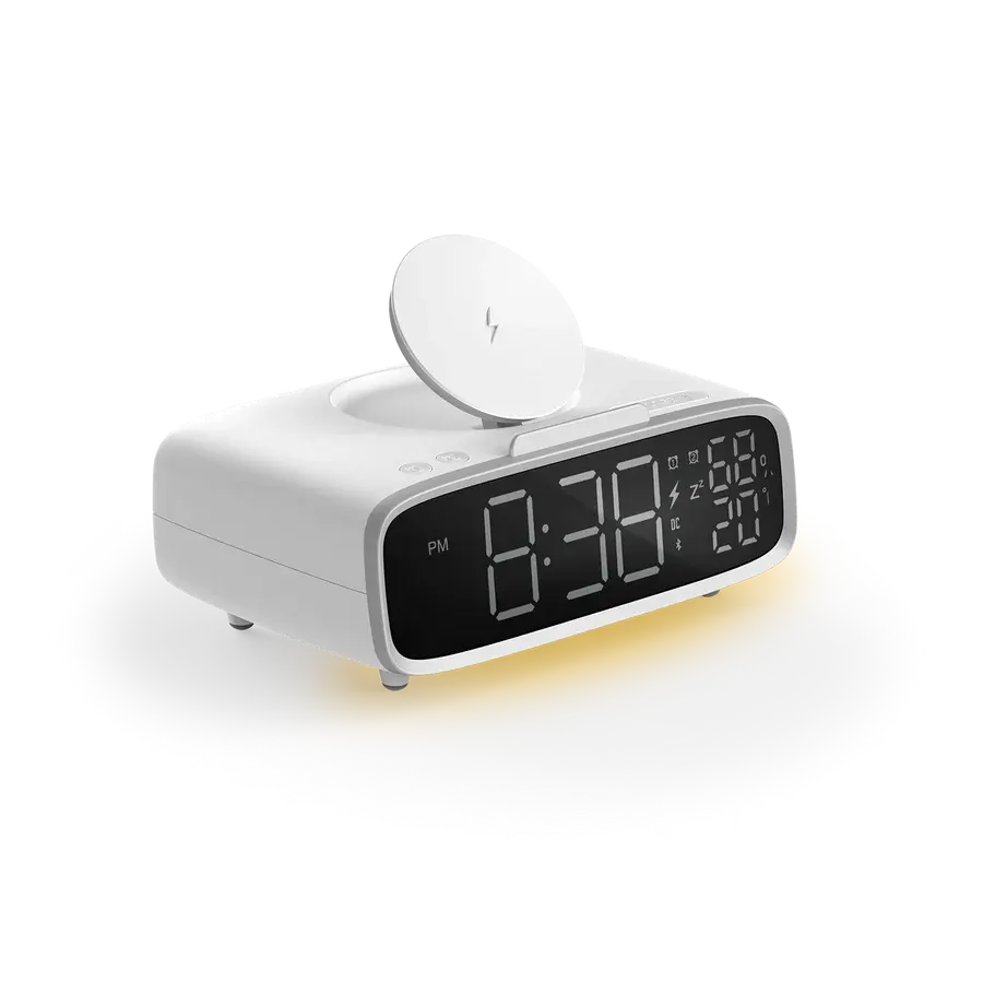 Momax Q.Clock5 Digital Clock with Wireless Charging