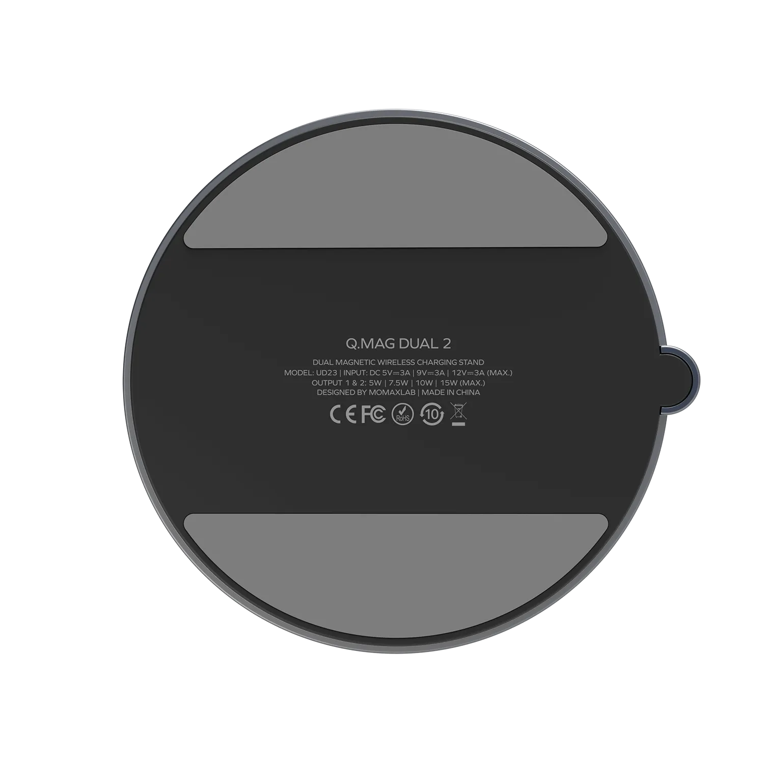 Momax Q.MAG Dual 2 Dual Magnetic Wireless Charging Stand UD23E