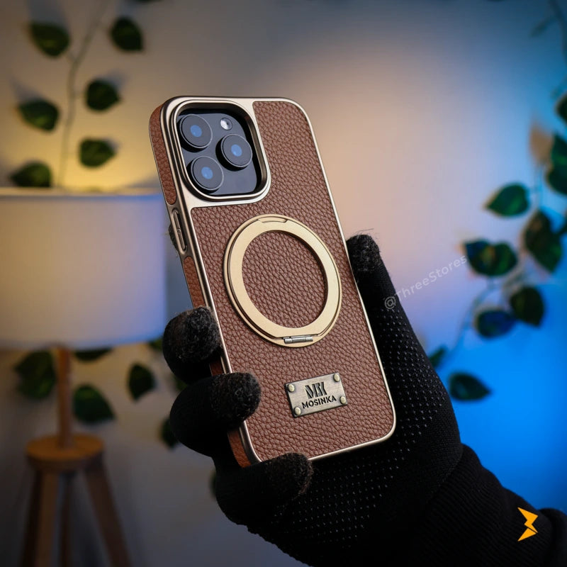 Mosinka Linea Stand Magsafe Case iPhone 15 Pro Max - Three