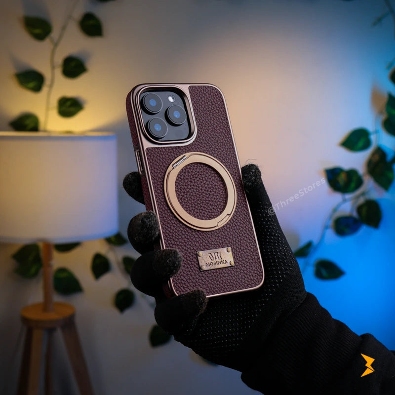 Mosinka Linea Stand Magsafe Case iPhone 15 Pro Max - Three