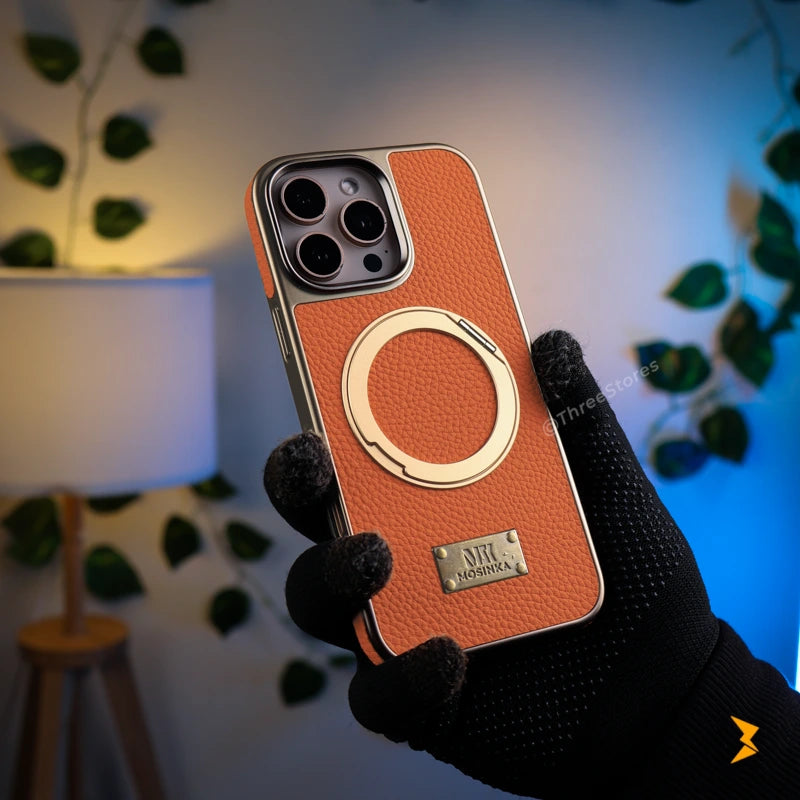 Mosinka Linea Stand Magsafe Case iPhone 16 Pro Max - Three