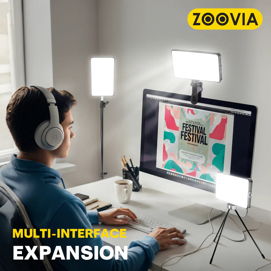 ZOOVIA RGB LED Video Rig with 4000mAh Battery RS-002
