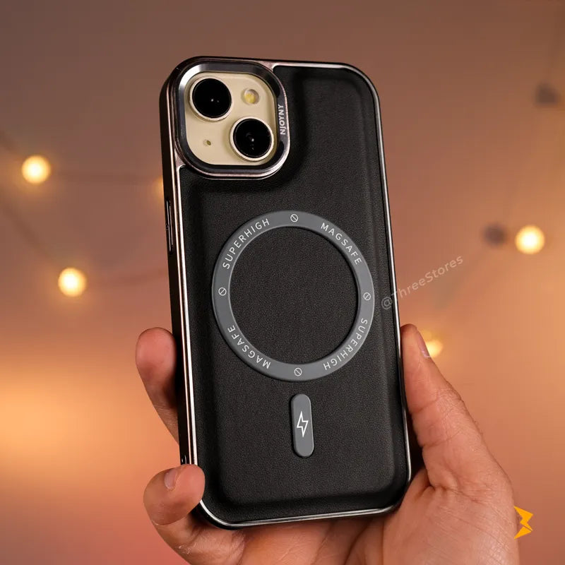 NJOYNY Leather Magsafe Case iPhone 13 / 14 / 15