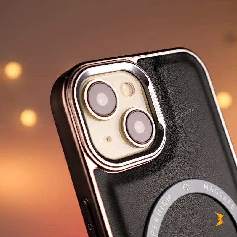 NJOYNY Leather Magsafe Case iPhone 13 / 14 / 15