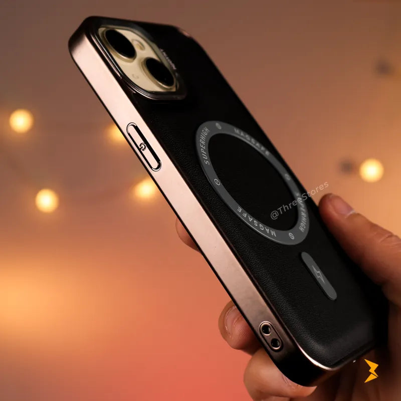 NJOYNY Leather Magsafe Case iPhone 13/14