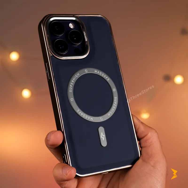 NJOYNY Leather Magsafe Case iPhone 15 Pro Max