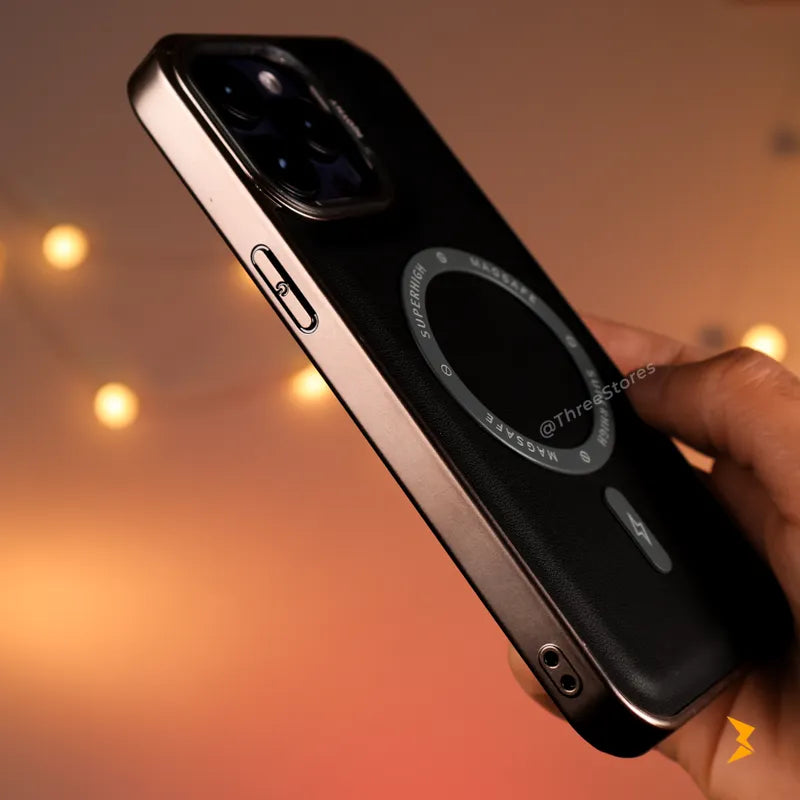 NJOYNY Leather Magsafe Case iPhone 13 Pro Max