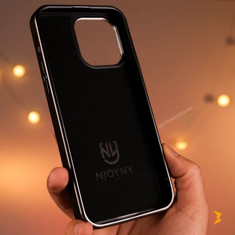 NJOYNY Leather Magsafe Case iPhone 15 Pro Max