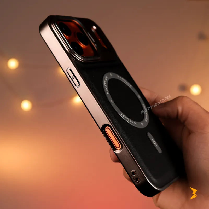 NJOYNY Leather Magsafe Case iPhone 17 Pro Max