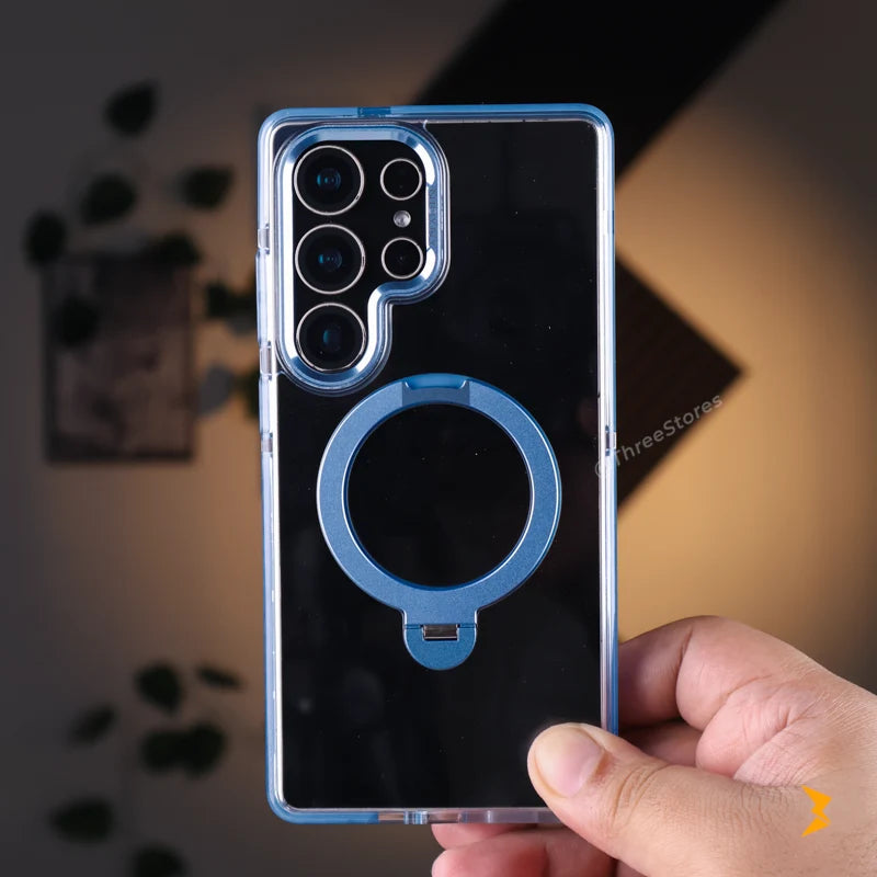 NJOYNY Transparent Magsafe Case Samsung S25 Ultra