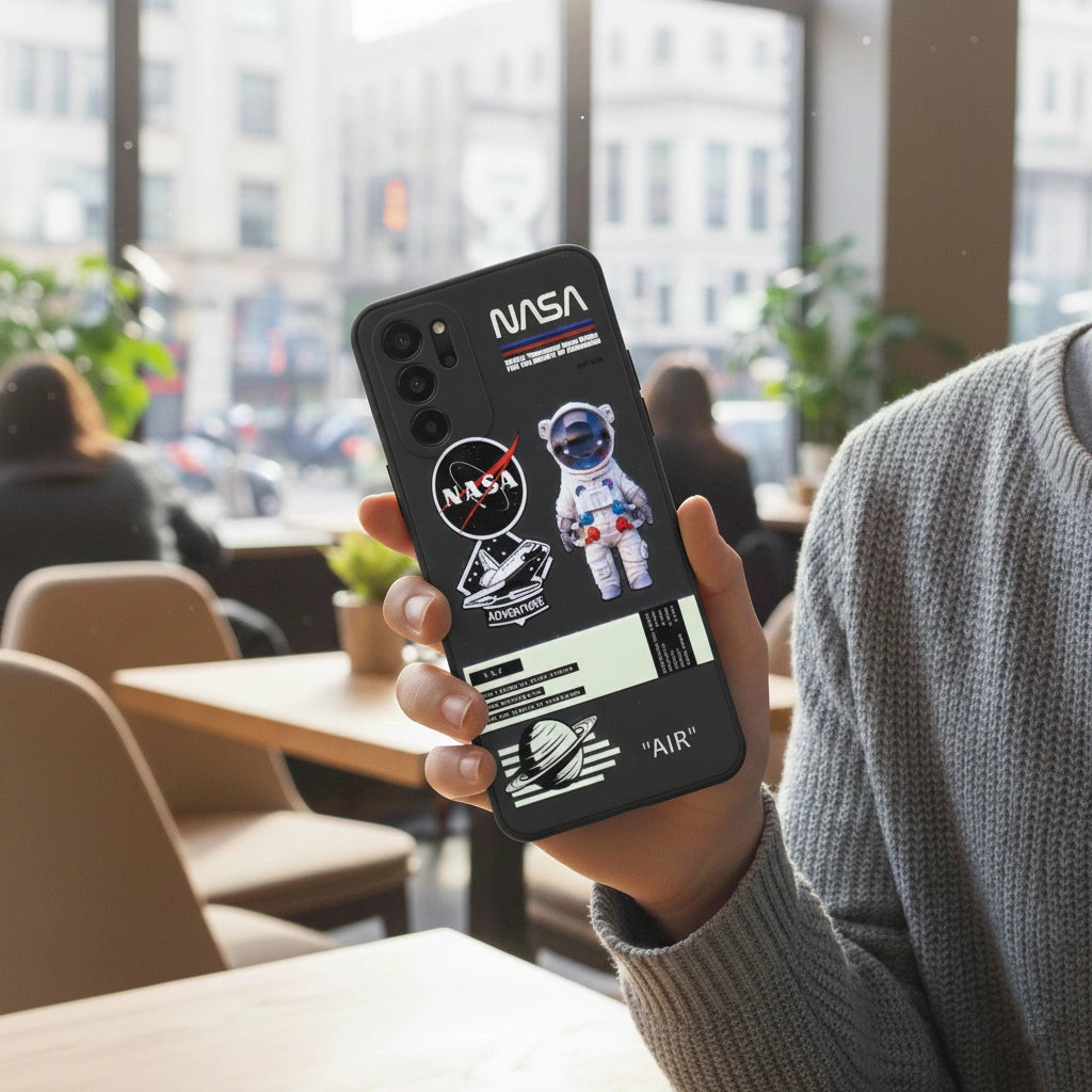 Nasa Silicone Camera Protection Case Oppo Reno 6 4G