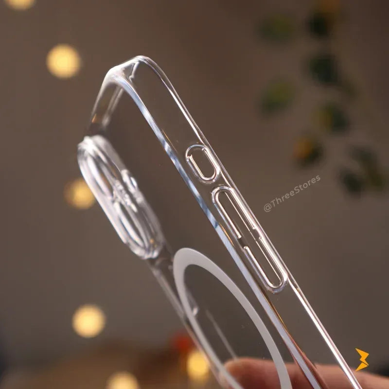 Natural Transparent Camera Protection Magsafe Case iPhone 17 - Three