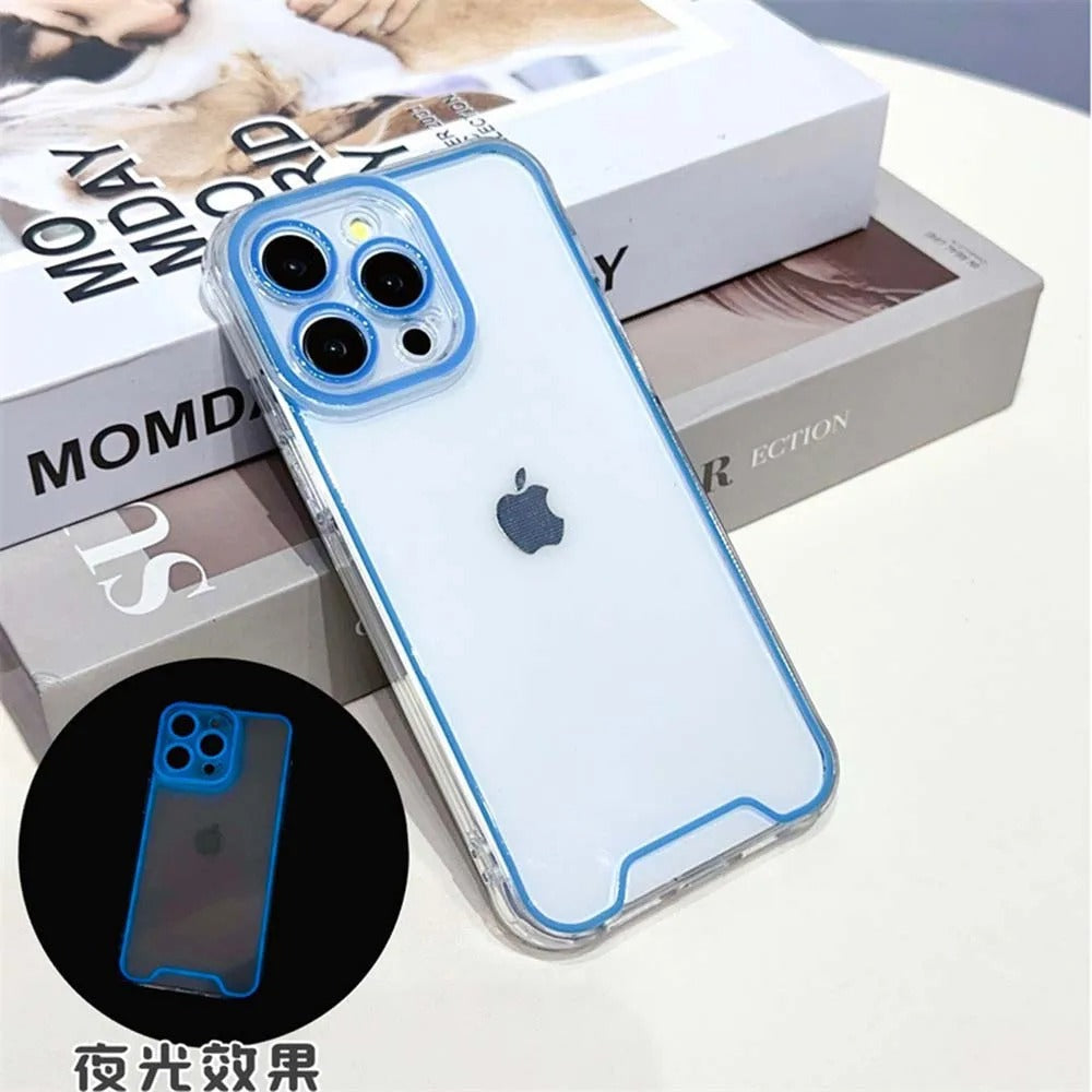 Night Light Neon Transparent Case iPhone 11 Pro Max