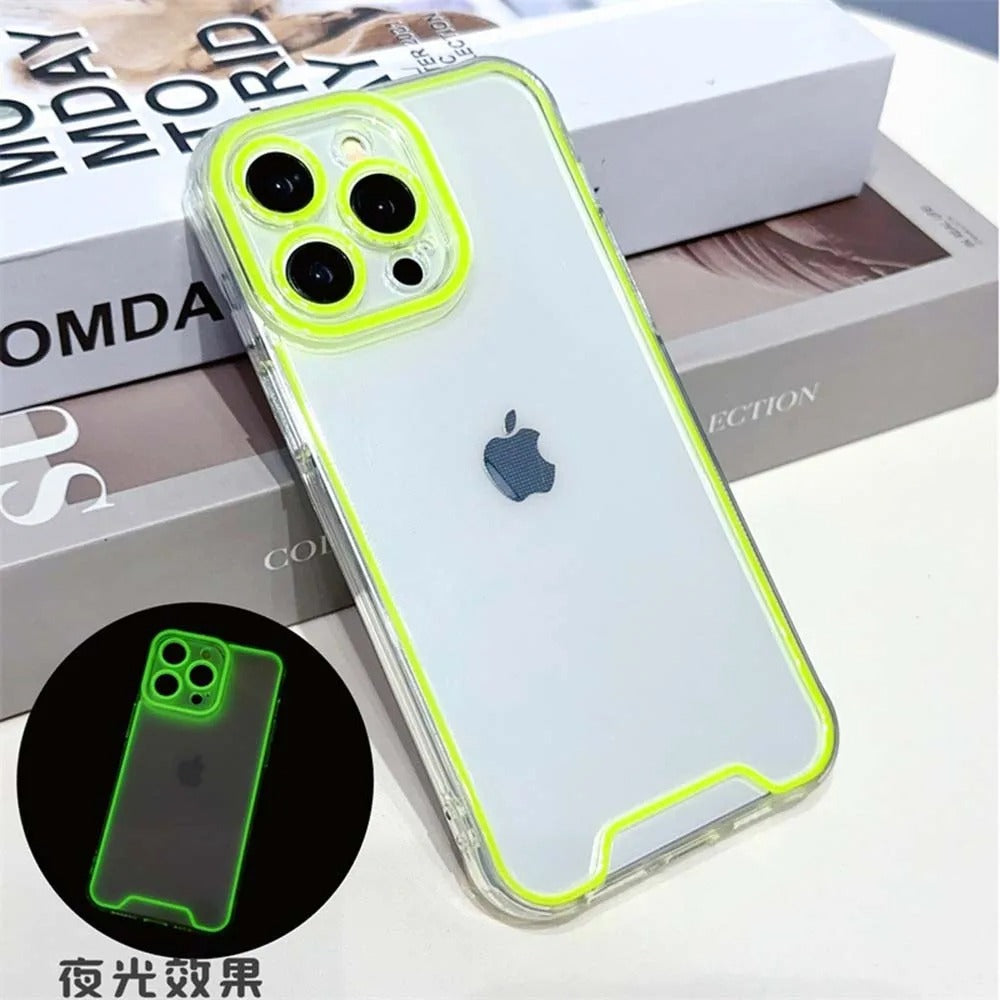 Night Light Neon Transparent Case iPhone 11 Pro Max