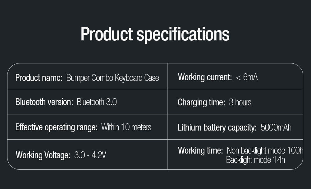 Nillkin Bumper Combo Keyboard Case