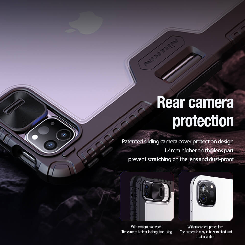 Nillkin Bumper Leather cover case Pro Multi-angle folding style for Apple iPad Pro 11 (2025), Apple iPad Pro 11 (2024)