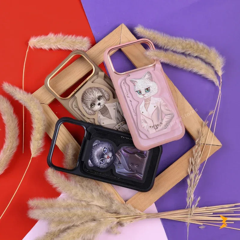 Nimmy Fashion Magsafe Wallet Stand Case iPhone 17 Pro Max - Three