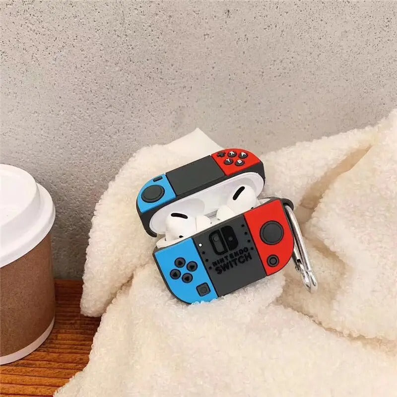 Nintendo Switch Cartoon Silicone Case Airpods Pro