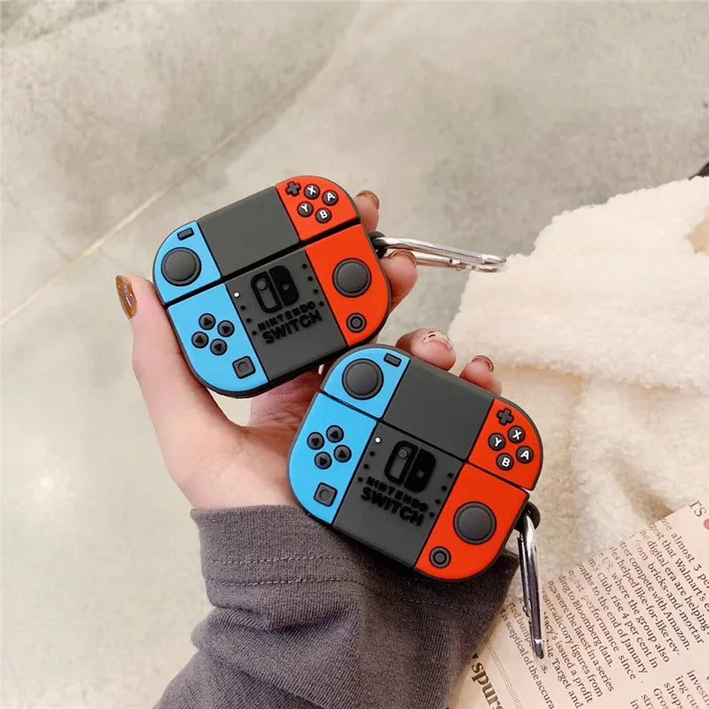 Nintendo Switch Cartoon Silicone Case Airpods Pro