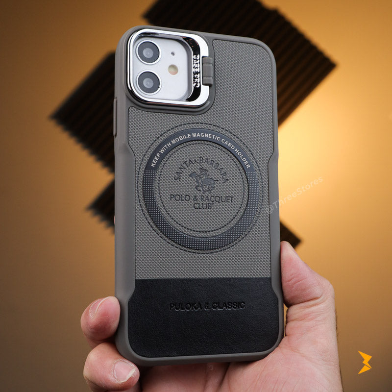 Noval Leather Stand Magsafe Case iPhone 11