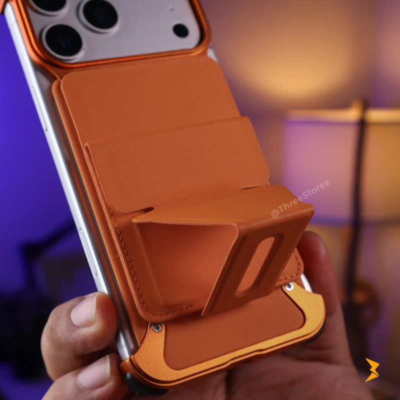 Oatsbasf Metal With Stand Case iPhone 17 Pro Max