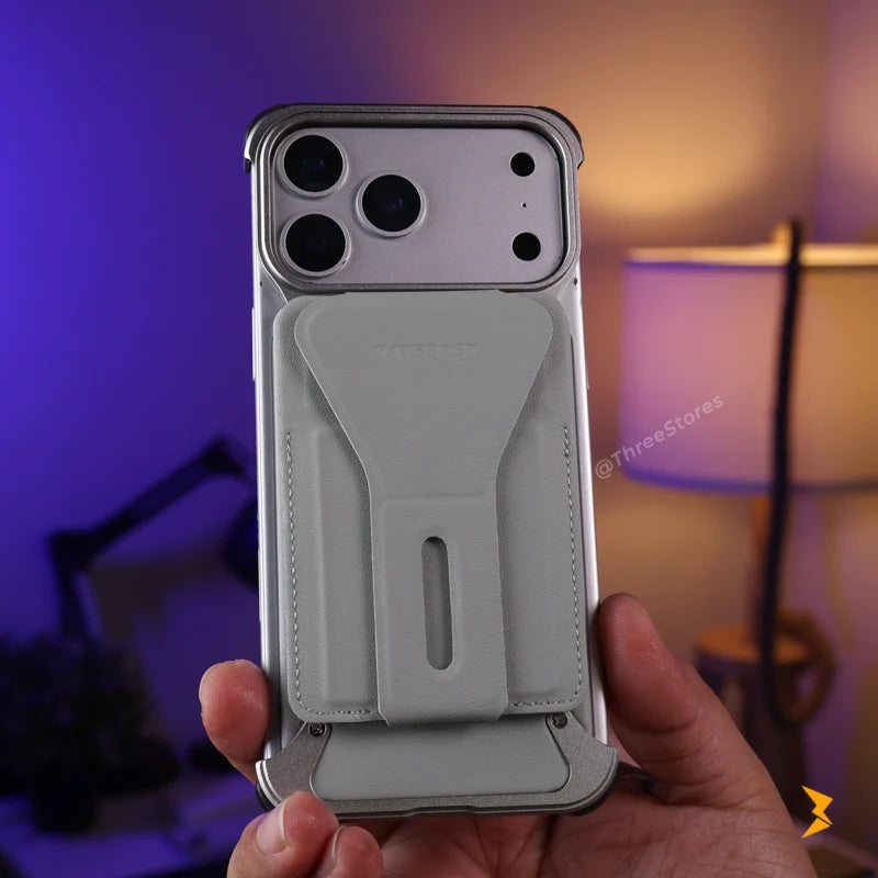 Oatsbasf Metal With Stand Case iPhone 17 Pro Max