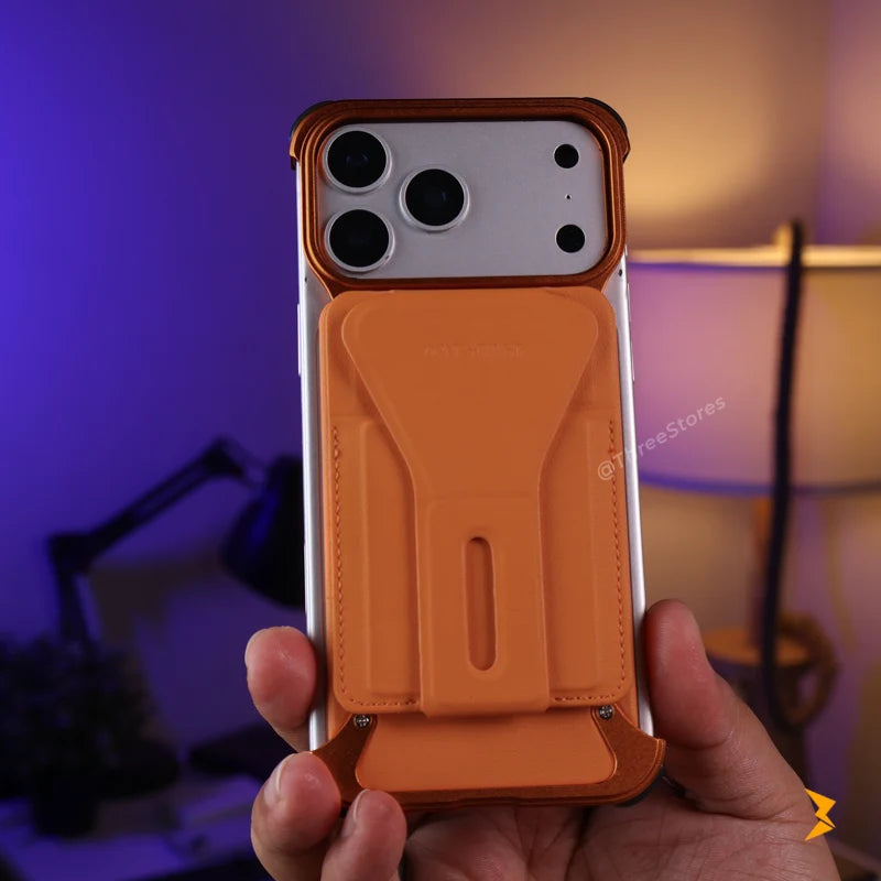 Oatsbasf Metal With Stand Case iPhone 17 Pro Max