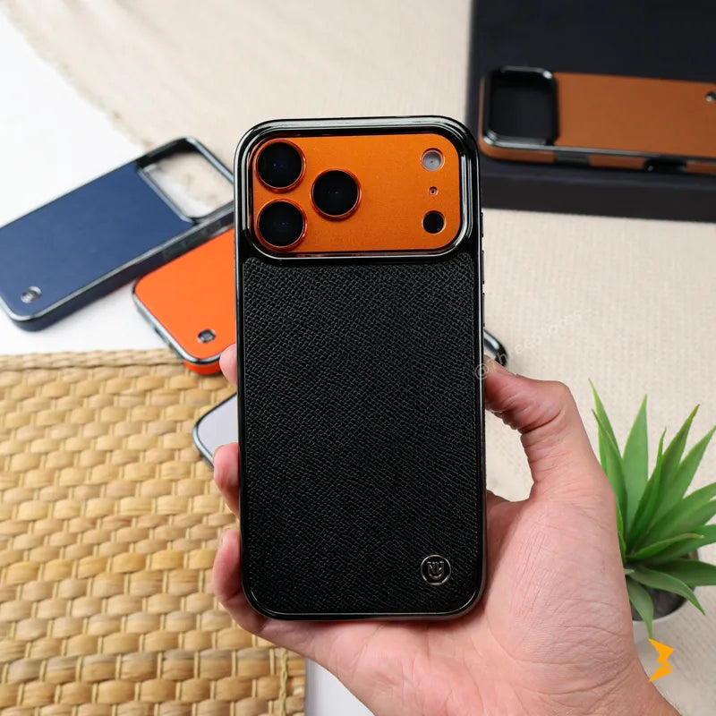Obsidian Leather Case iPhone 17 Pro Max