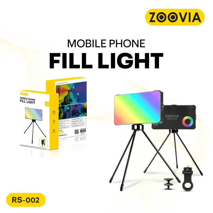 ZOOVIA RGB LED Video Rig with 4000mAh Battery RS-002