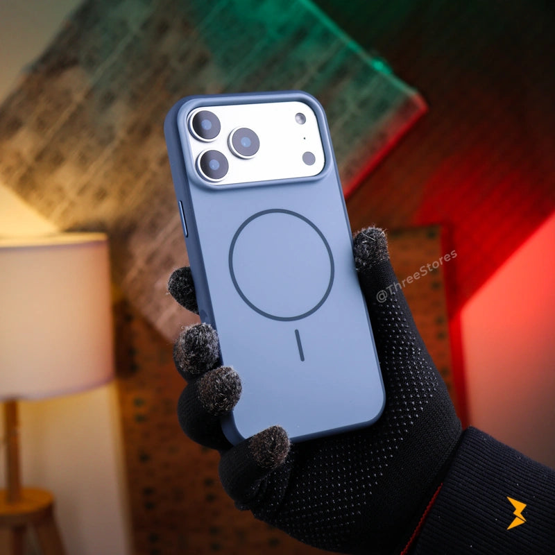 Patina Hard Silicone Magsafe Case iPhone 17 Pro Max - Three