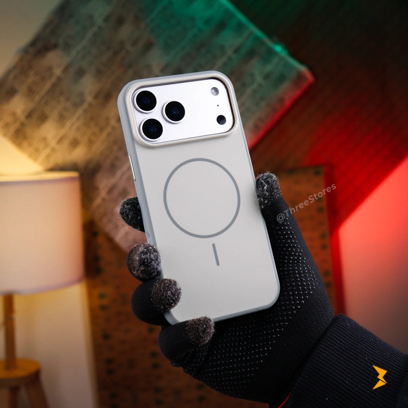 Patina Hard Silicone Magsafe Case iPhone 17 Pro Max - Three