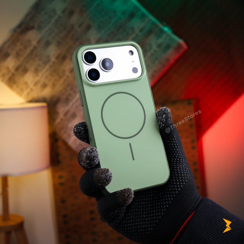 Patina Hard Silicone Magsafe Case iPhone 17 Pro Max - Three