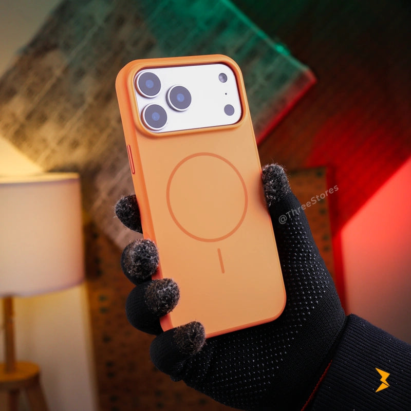 Patina Hard Silicone Magsafe Case iPhone 17 Pro Max - Three