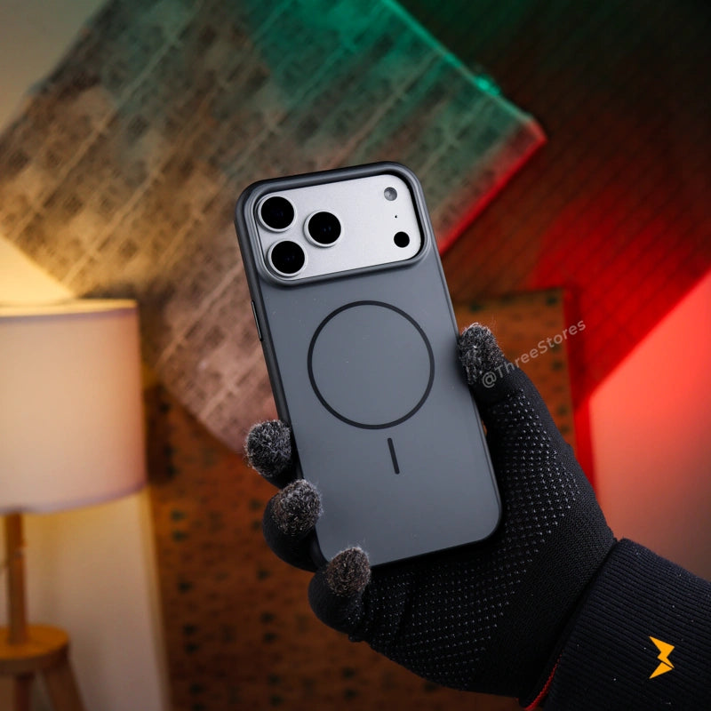 Patina Hard Silicone Magsafe Case iPhone 17 Pro Max - Three