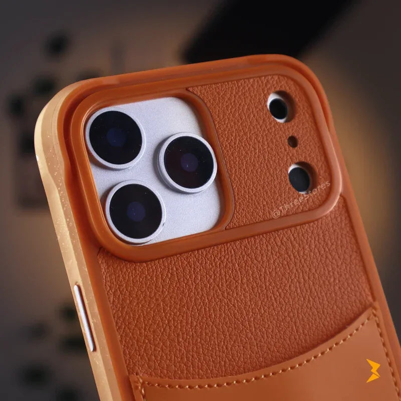 Piblue Lether Wallet Case iPhone 17 Pro Max - Three