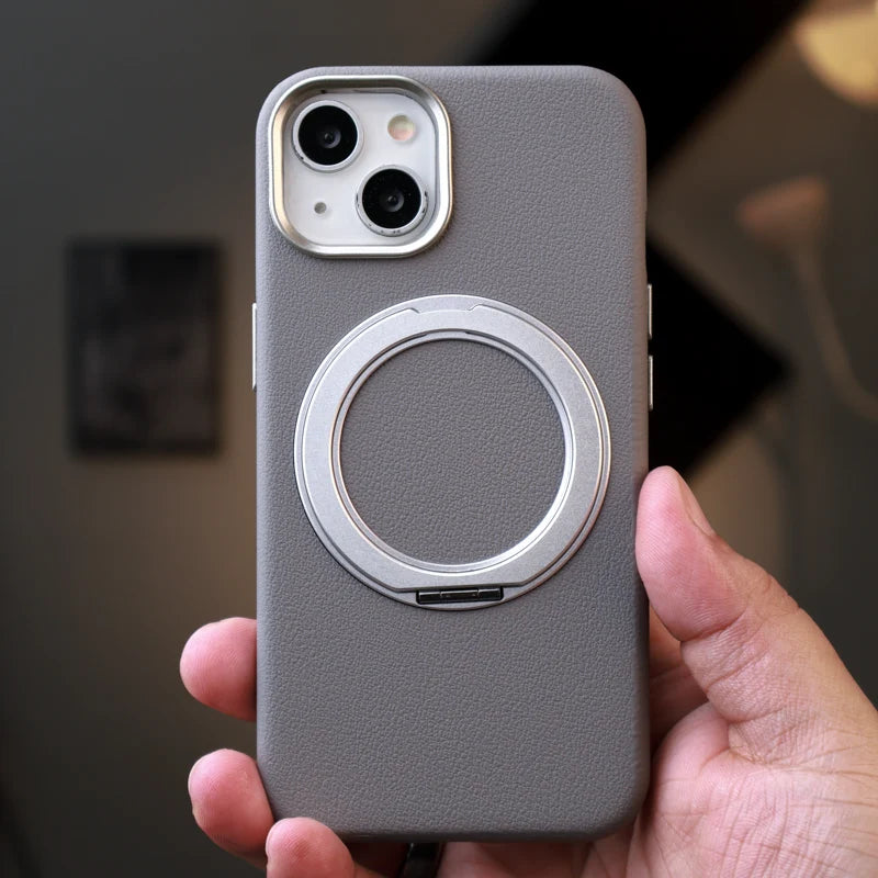 Premium Leather Stand Case iPhone 13/14/15